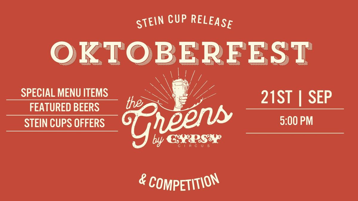 Oktoberfest - Stein Cup Release and Competition