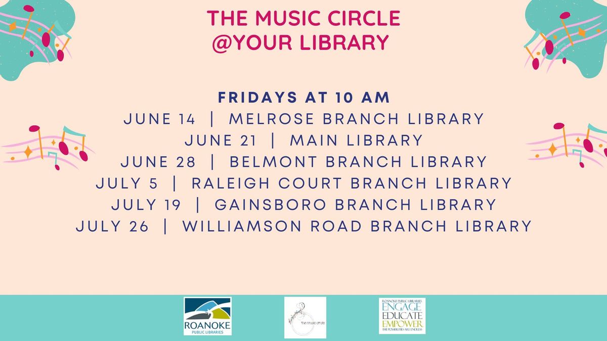 The Music Circle at Gainsboro Branch Library
