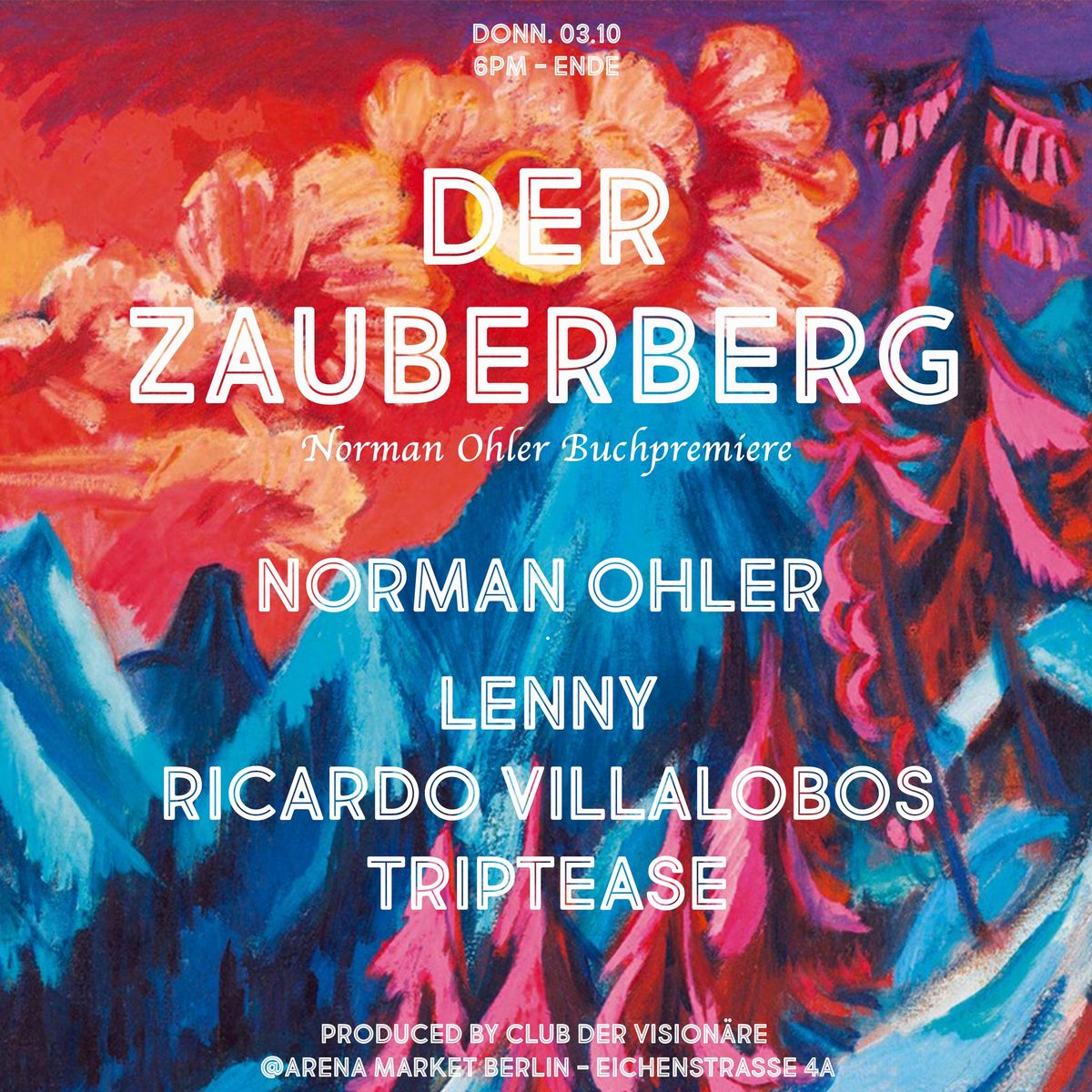 Der Zauberberg - Norman Ohler Buchpremiere and Party