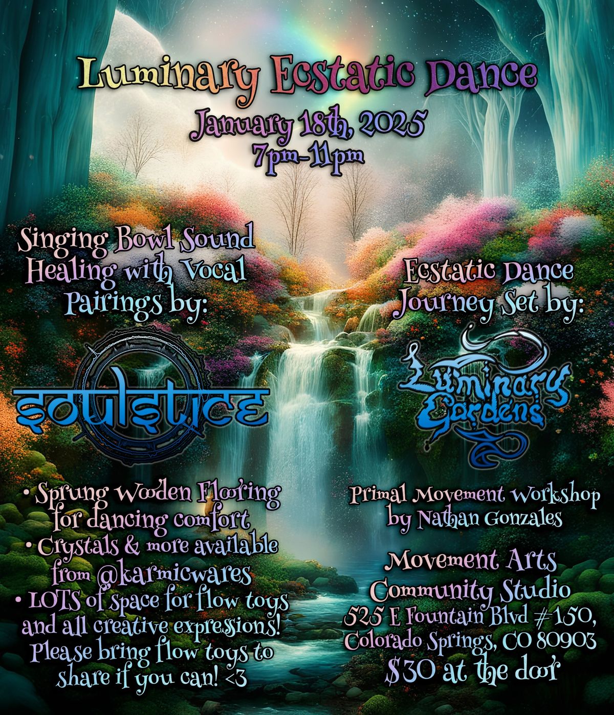 Luminary Ecstatic Dance with Soulstice Sound Healing