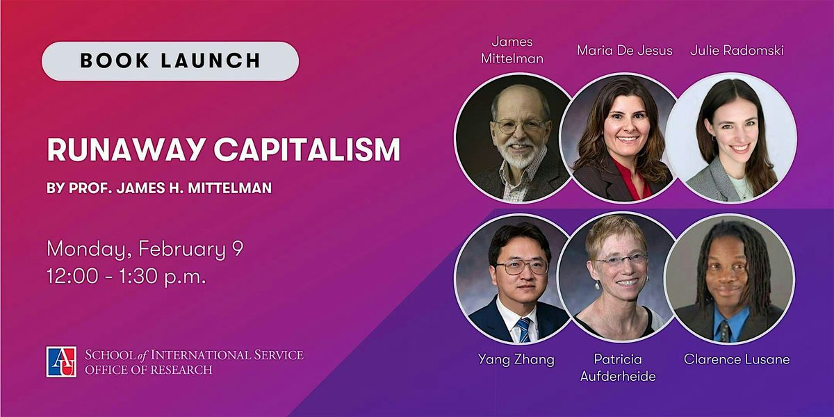 Book Launch: James Mittelman, Runaway Capitalism