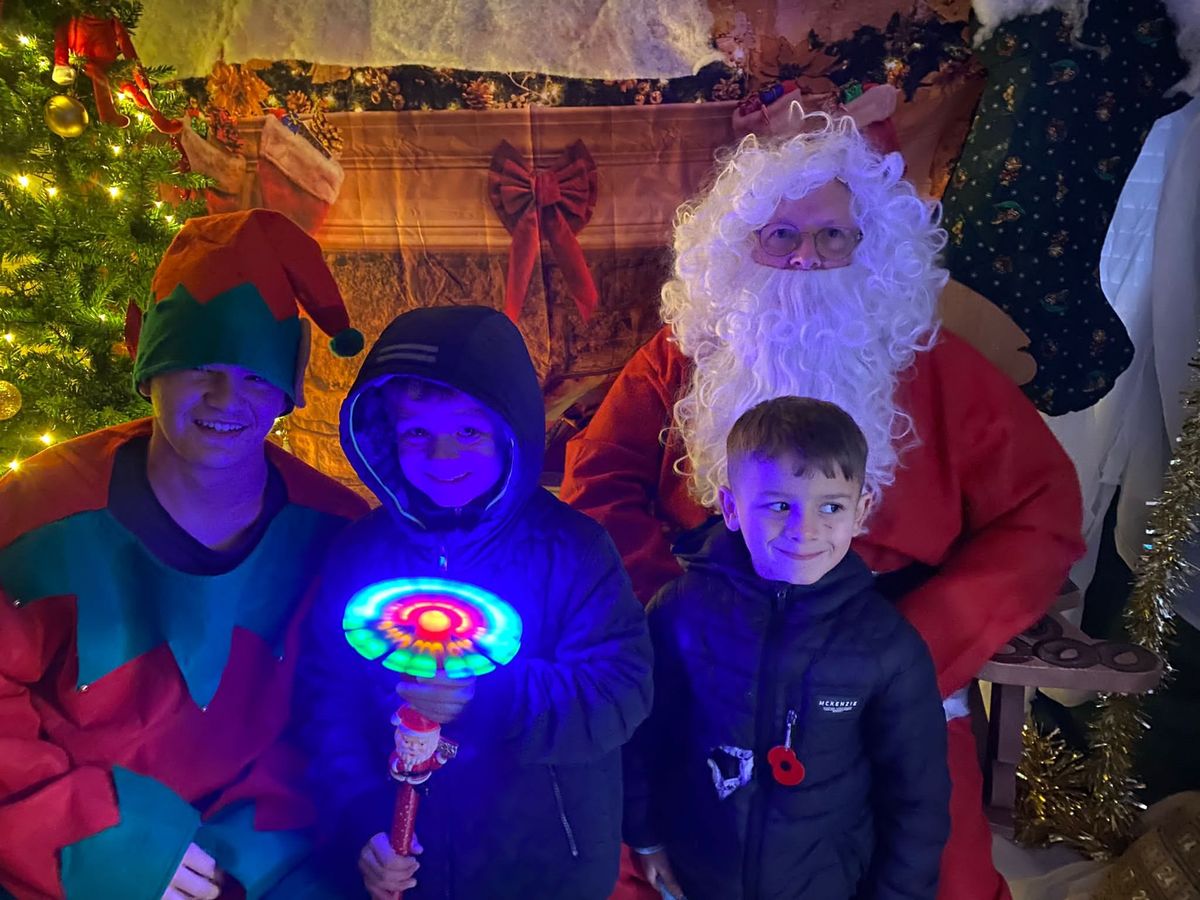 Santa's Grotto & Accrington Light Switch On!