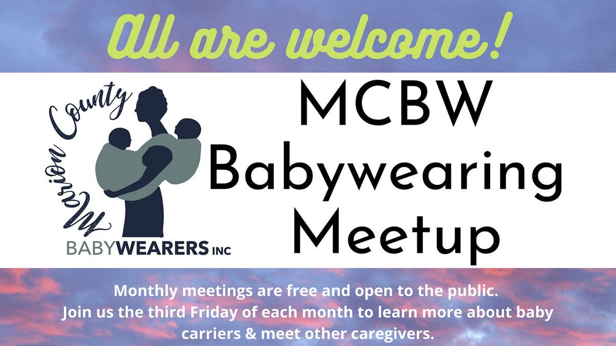 MCBW May Babywearing Meetup