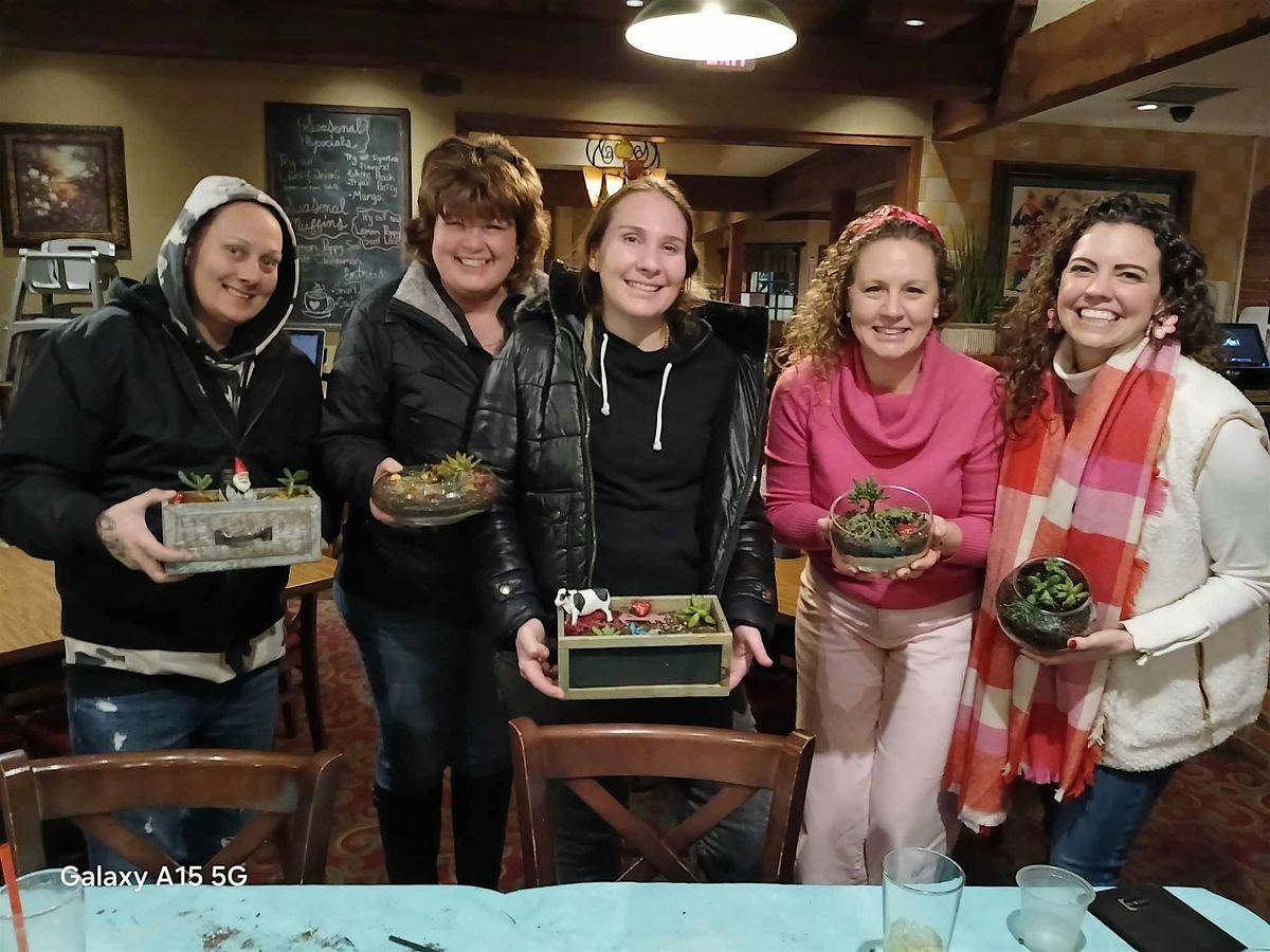 Celebrate the New Year: With Our Succulent Terrarium & Sugar Scrub Class