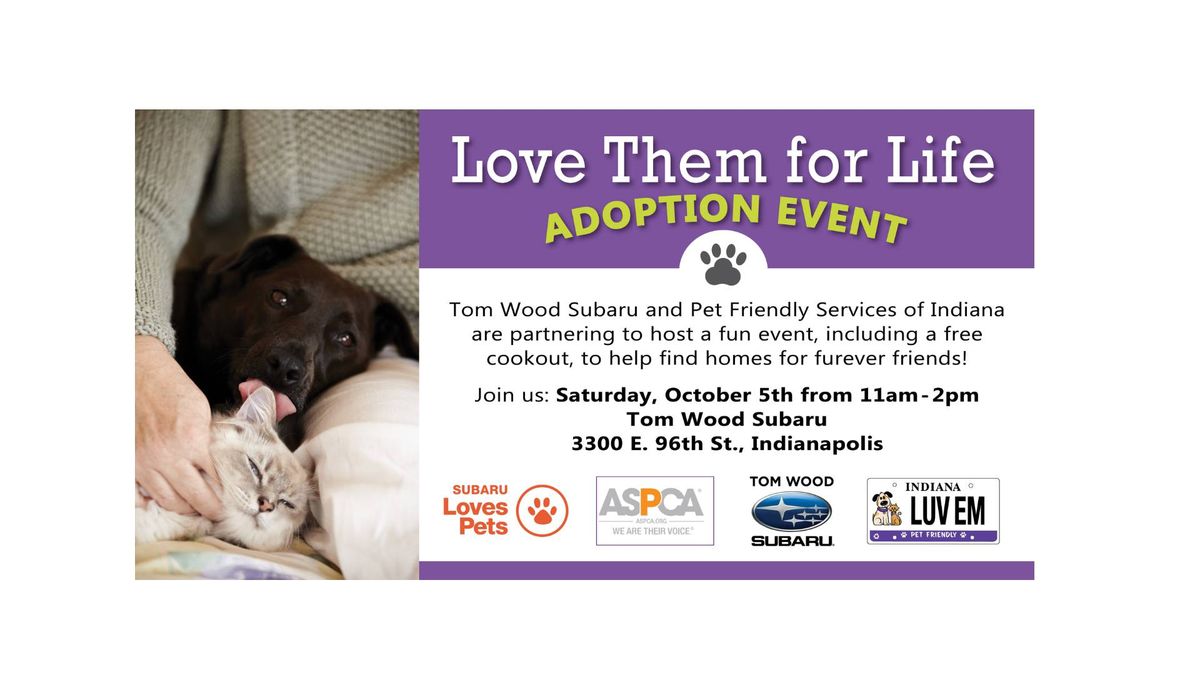 Love Them For Life Adoption Event