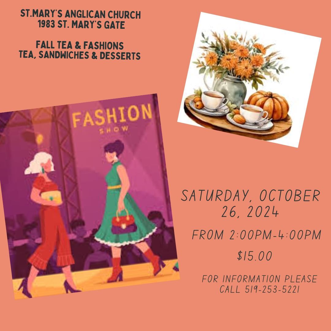 St. Mary's Fall Tea & Fashions