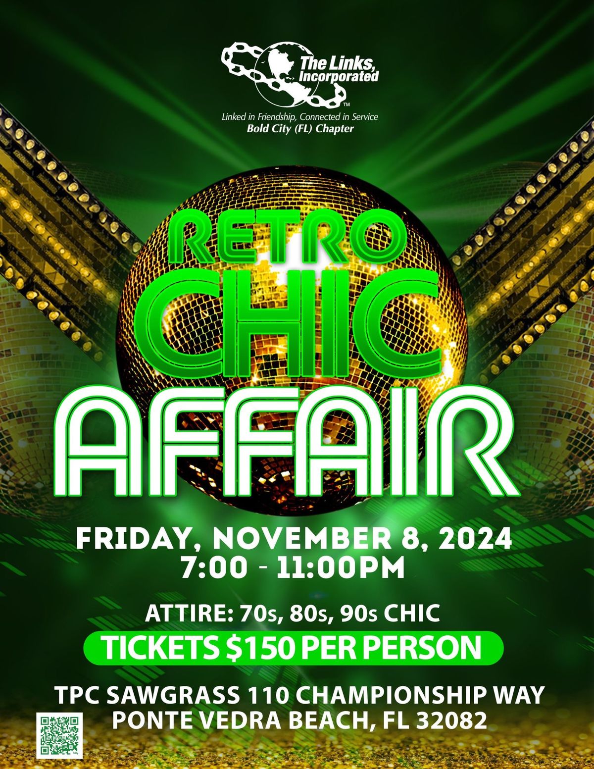 Bold City (FL)Chapter of The Links: Retro Chic Affair Fundraiser 11.8.24