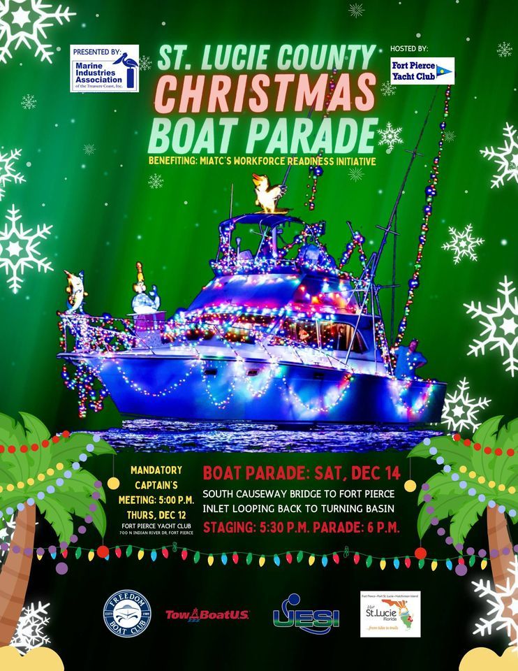 \ud83c\udf84\u2728 St Lucie County Christmas Boat Parade \ud83d\udea4\ud83c\udf85