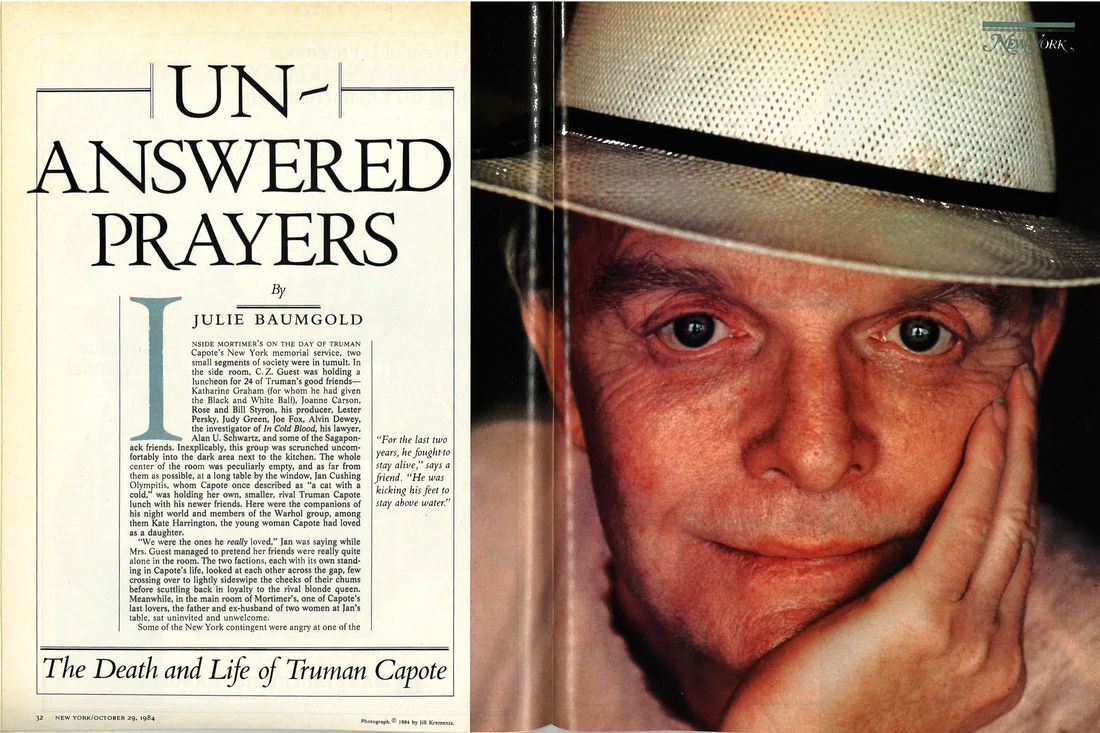 The Wind Is Us - The Death That Killed Capote