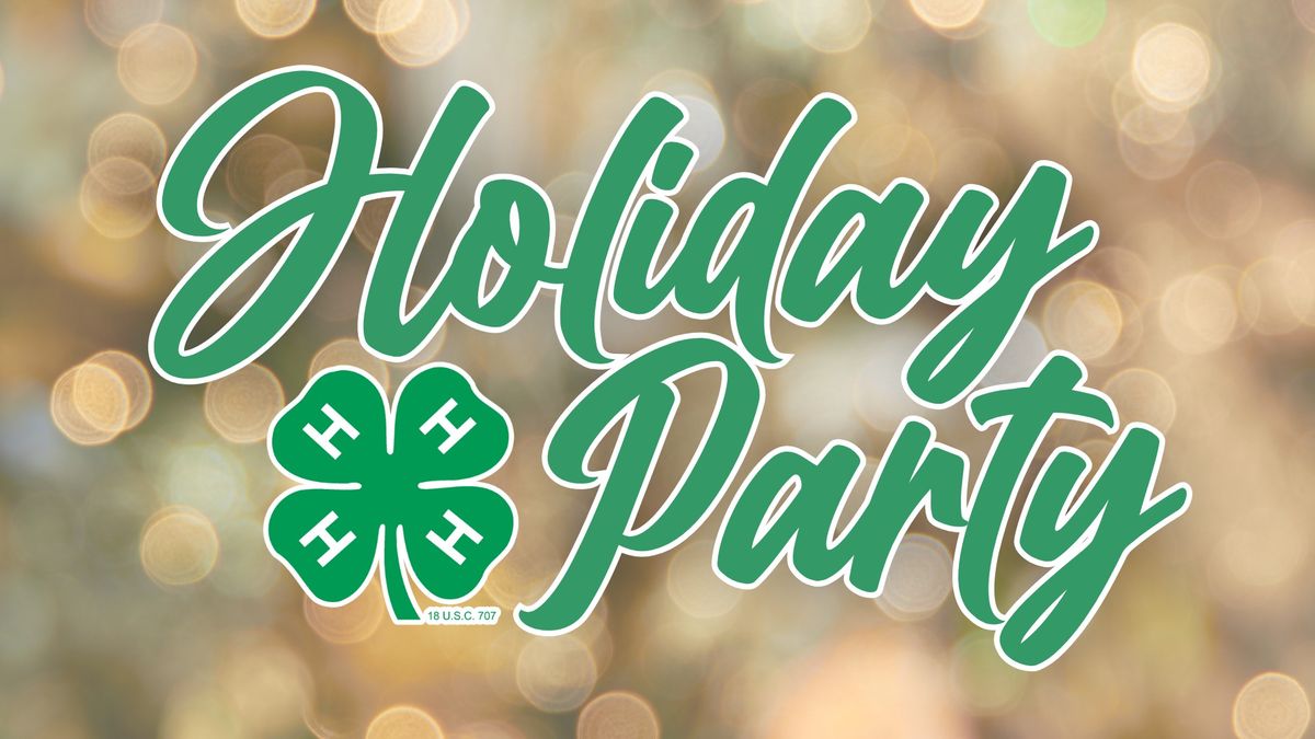 Alachua County 4-H Holiday Party