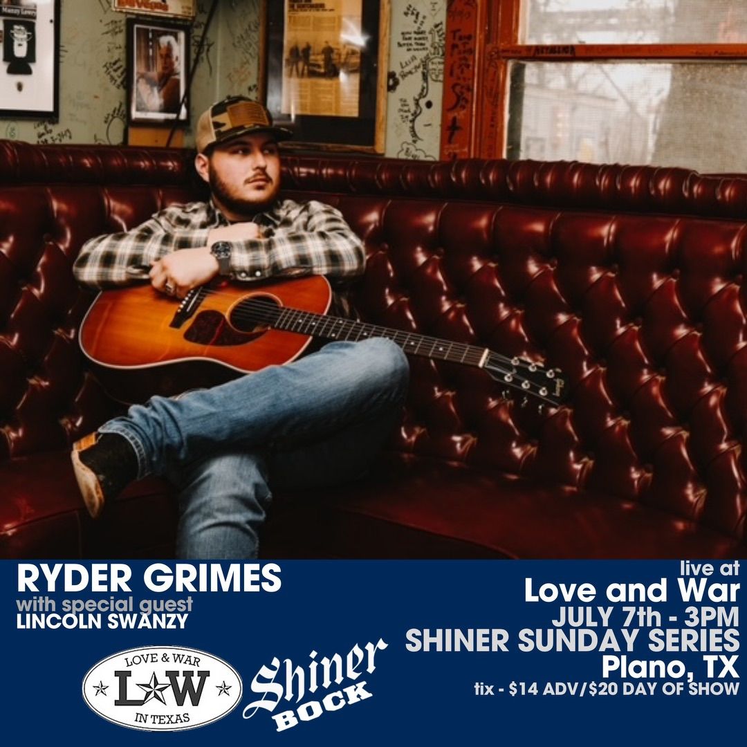 Ryder Grimes at Love and War in Texas 