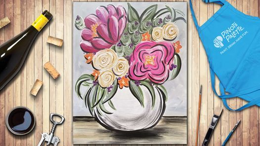 Lovely Blooms Paint and Sip Class