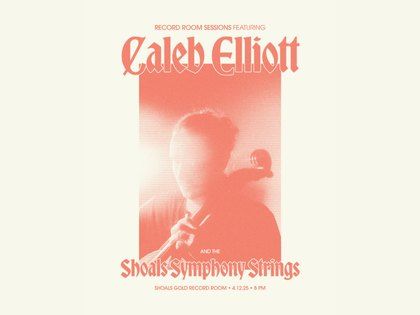 Caleb Elliott with the Shoals Symphony Strings