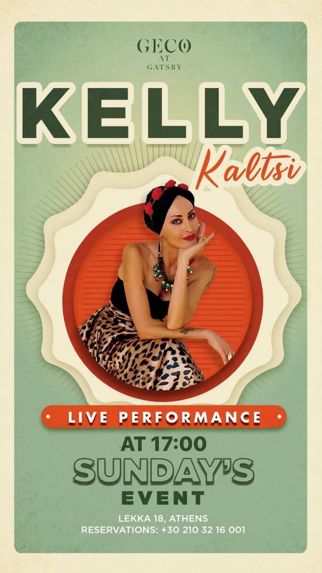 Live performance by Kelly Kaltsi