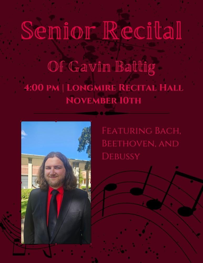 Senior Recital of Gavin Battig