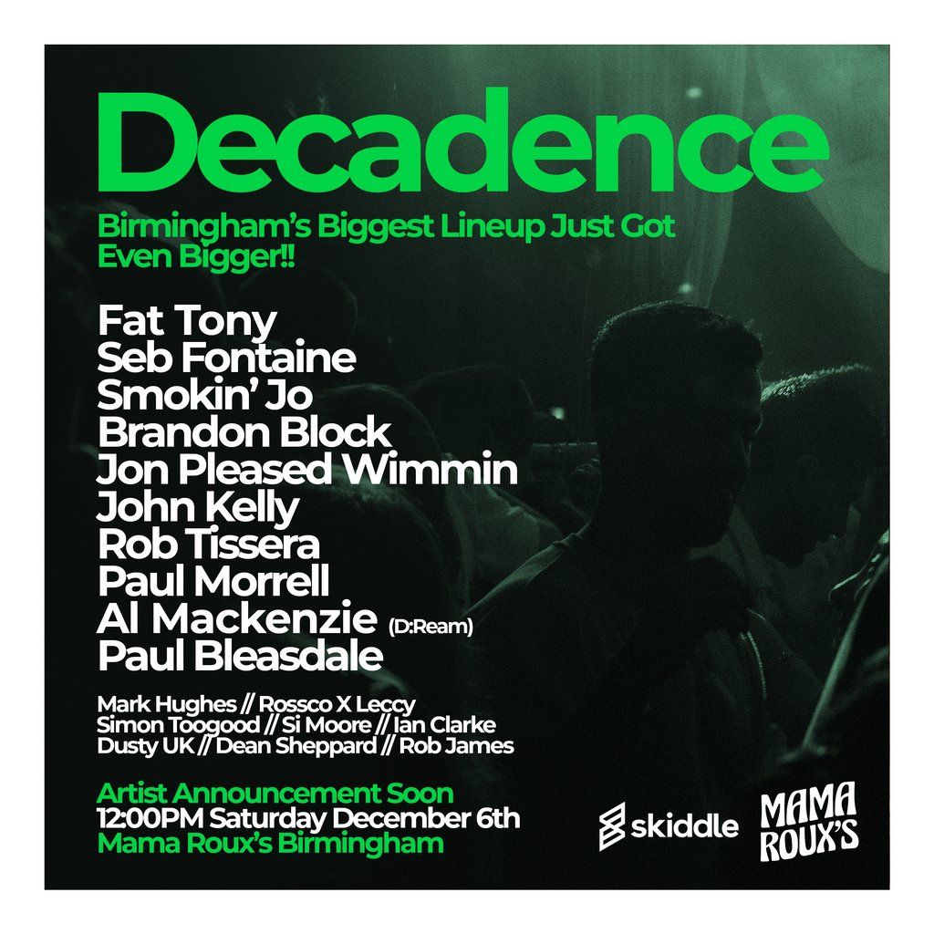 Decadence Christmas Birmingham