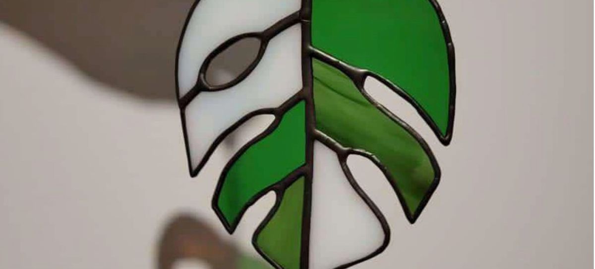 Monstera Leaf Stained Glass Workshop