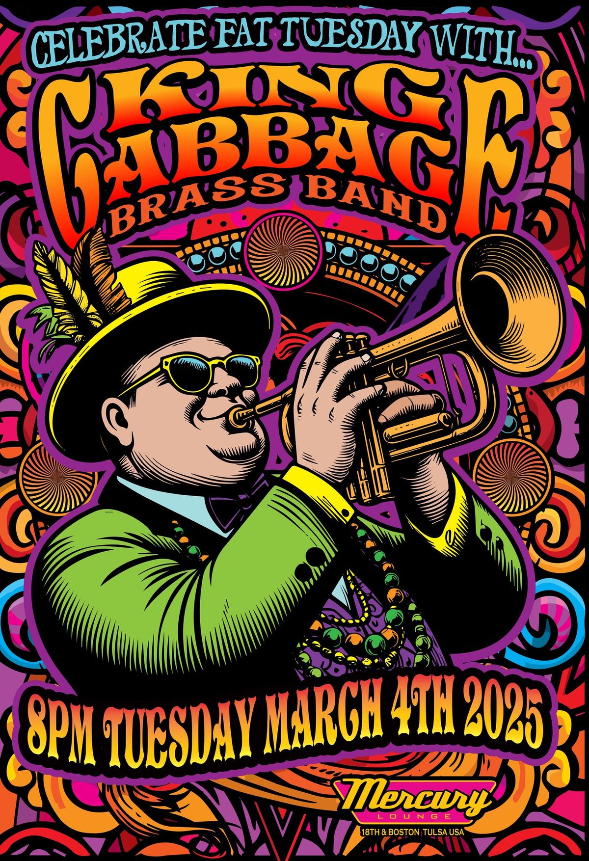 Fat Tuesday with King Cabbage Brass Band!