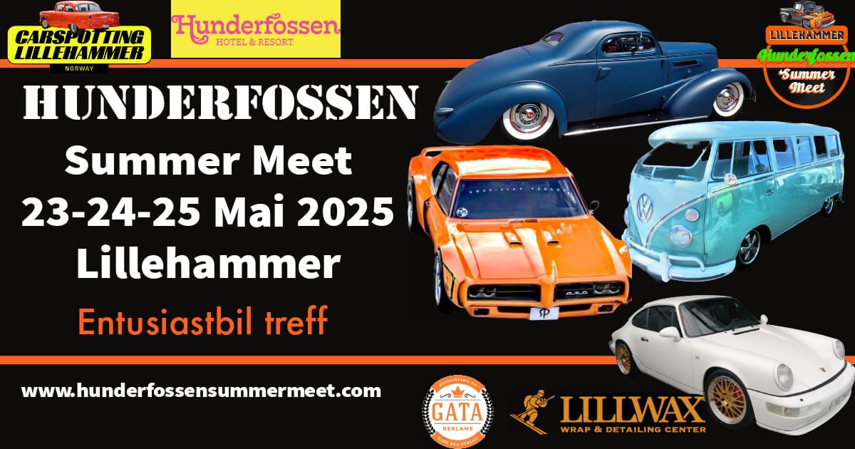 Hunderfossen Summer Meet 23 24 25 Mai 2025 