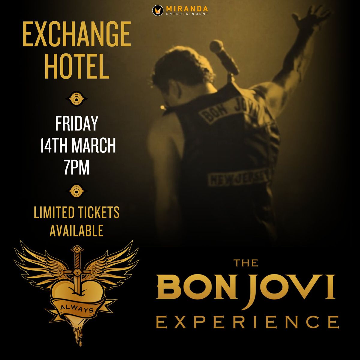 EXCHANGE HOTEL | ALWAYS THE BON JOVI EXPERIENCE