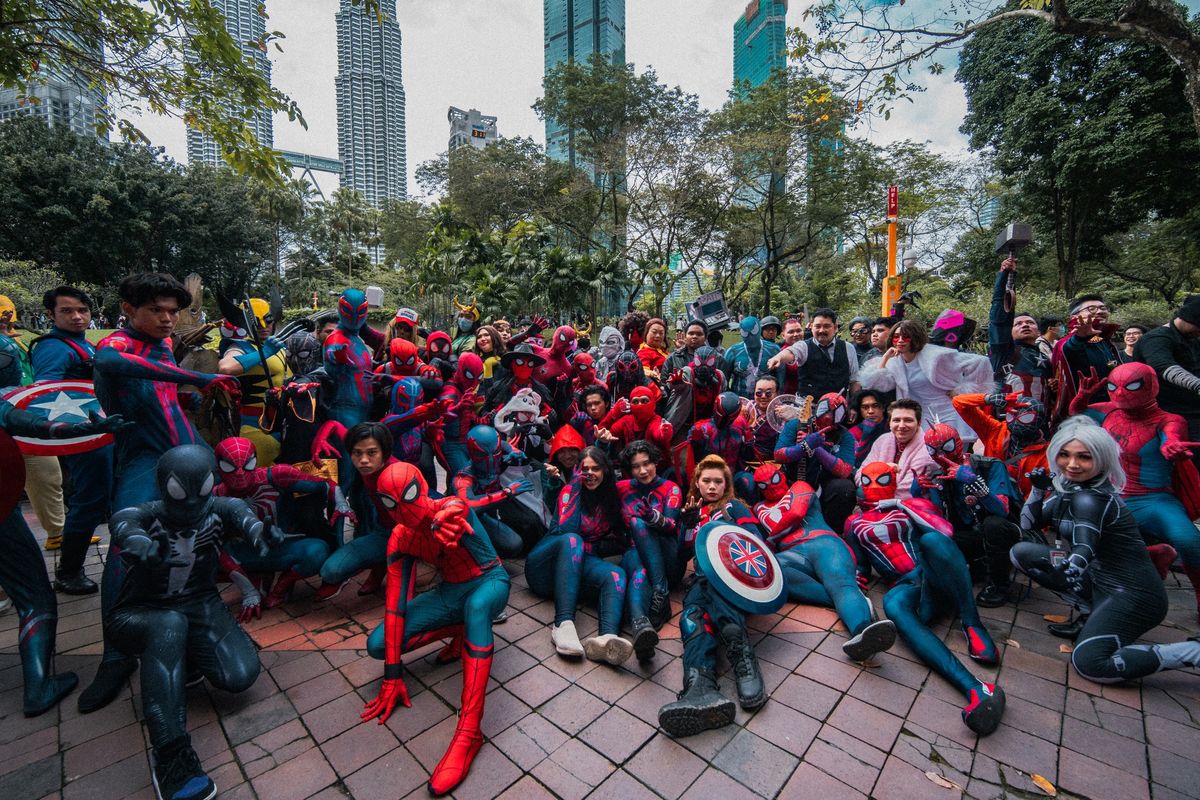 Marvel X DC Cosplay Gathering Comic Fiesta 2024