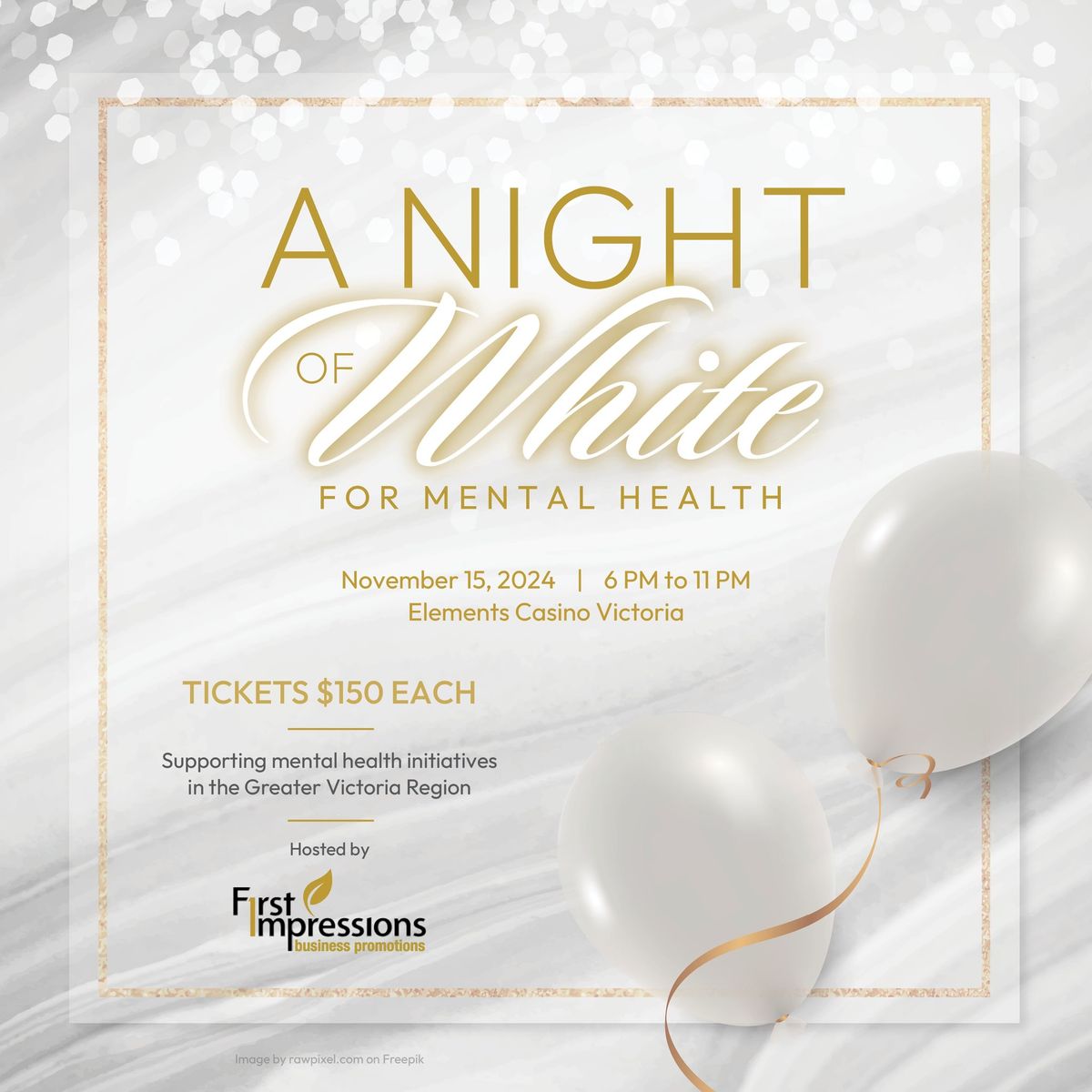 A Night of White for Mental Health 2024