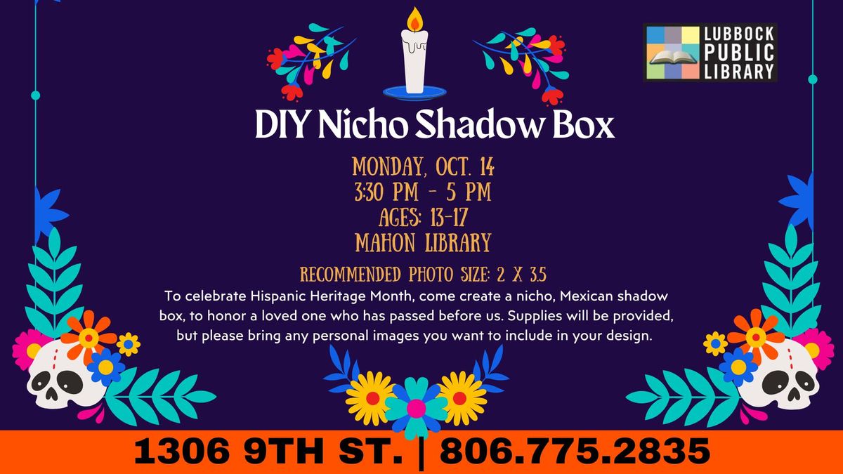 DIY Nicho Shadow Box at Mahon Library