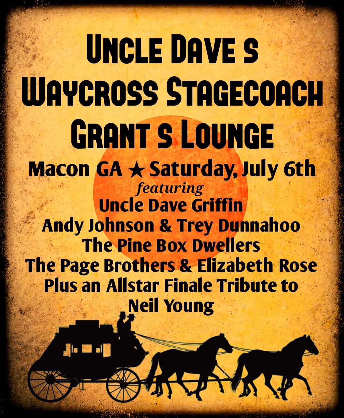 Uncle Dave's Waycross Stagecoach