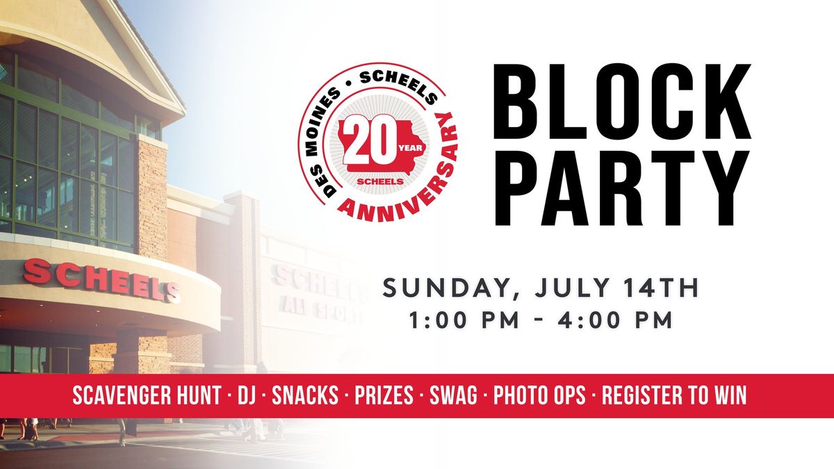 SCHEELS 20 Year Block Party 