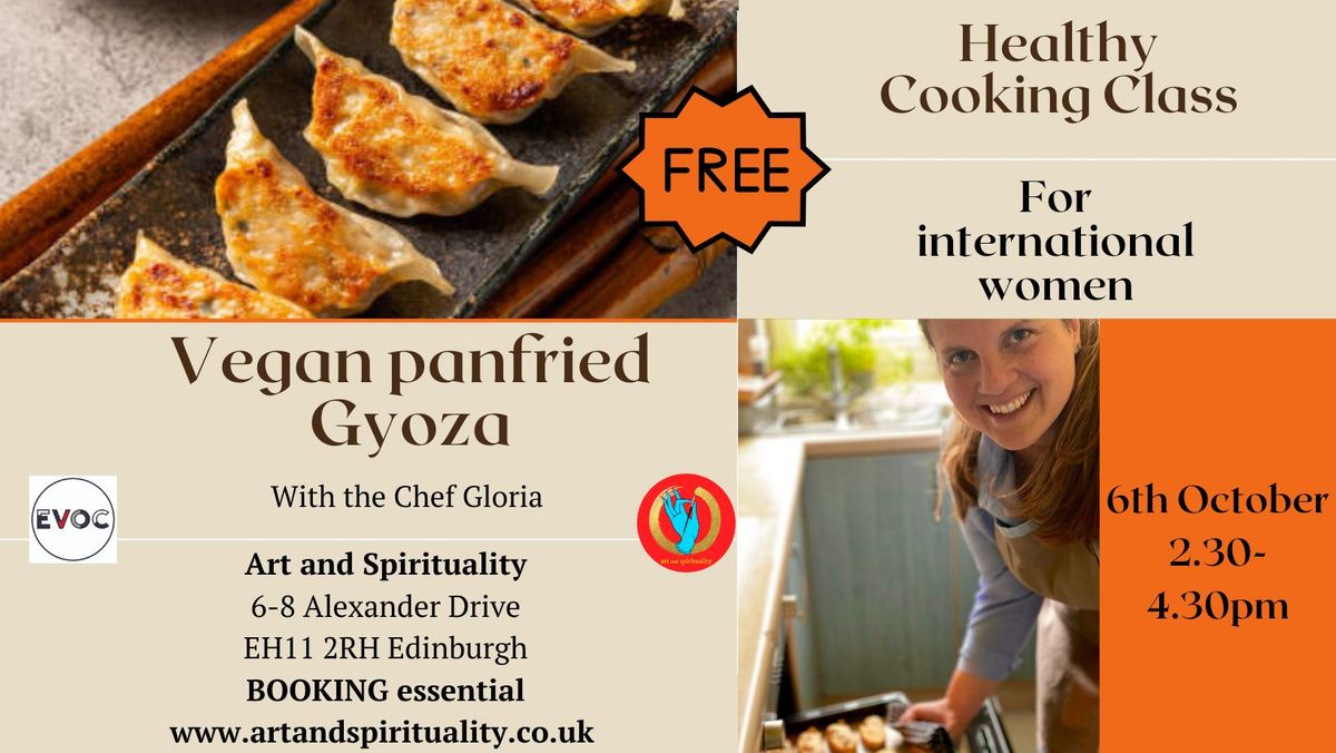 6th October FREE COOKING CLASS: vegan panfried gyoza