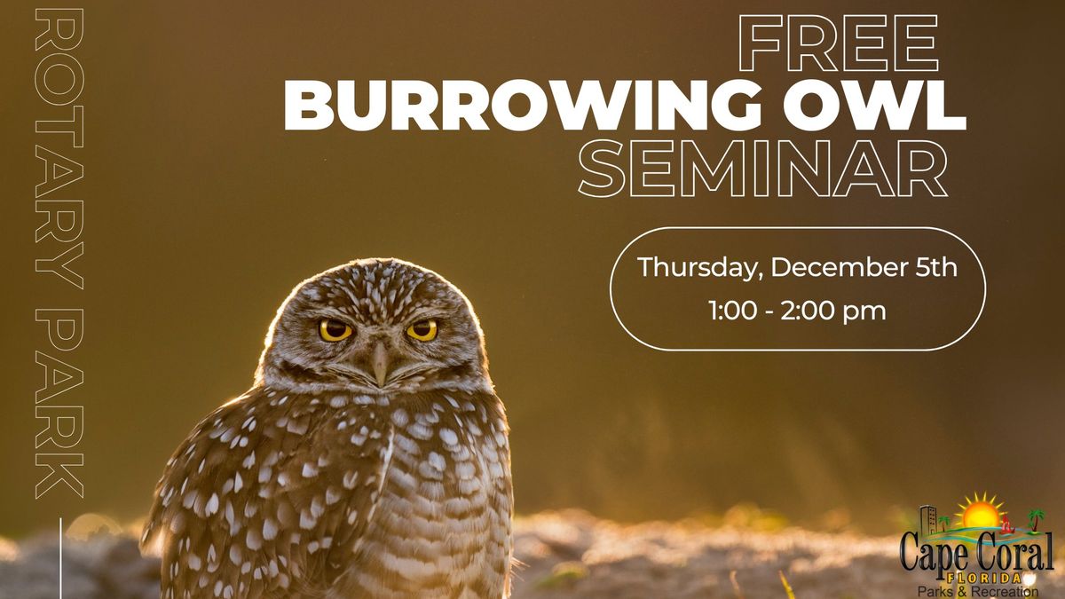 Free "Living with Burrowing Owls" Seminar