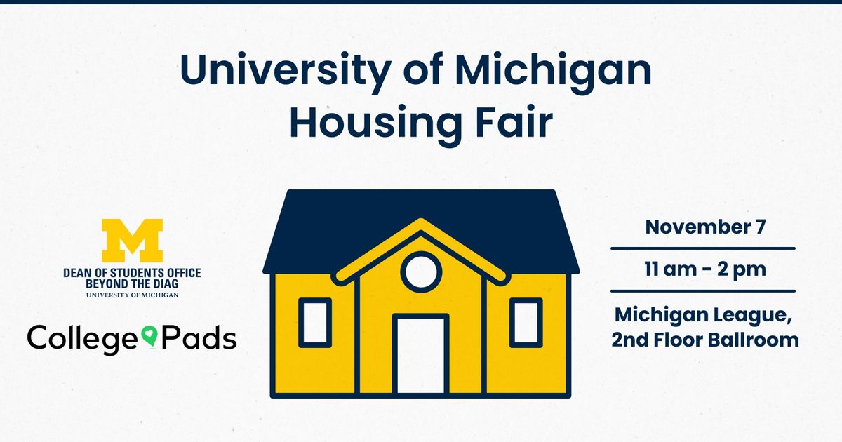 University of Michigan Housing Fair