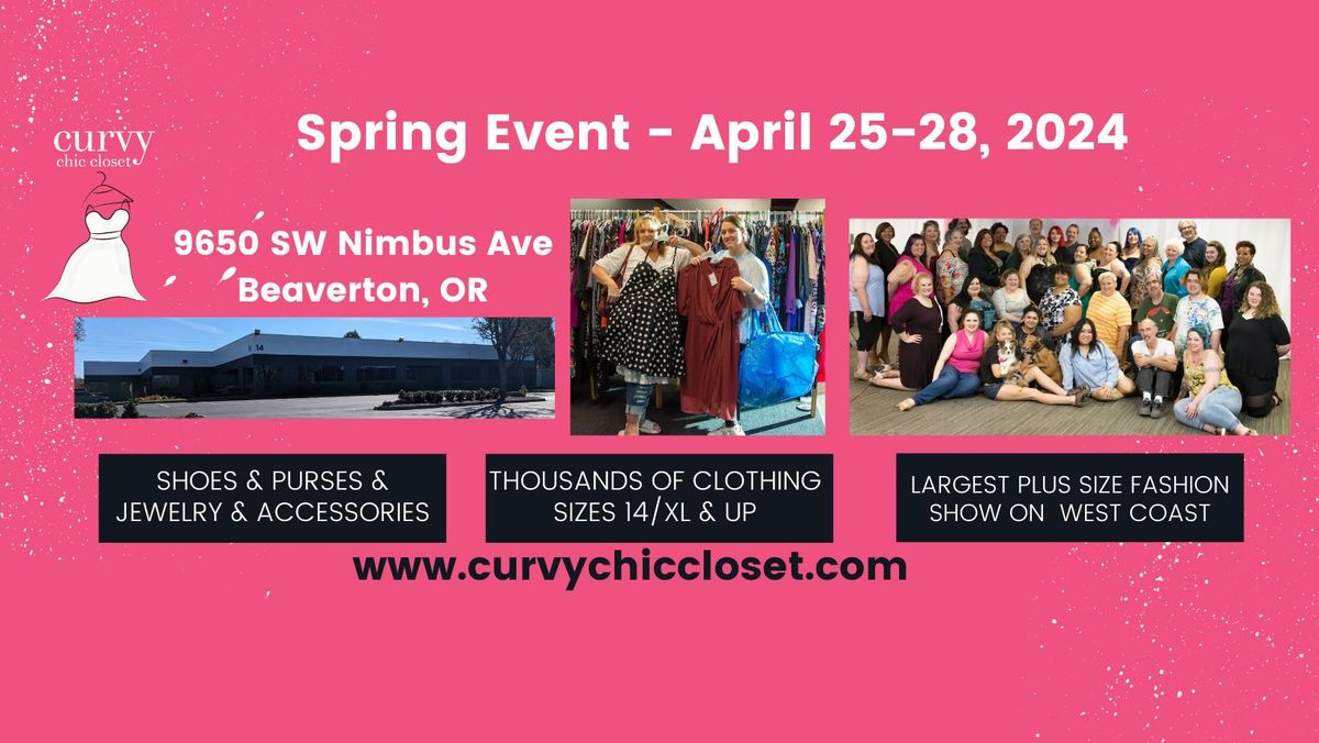 Curvy Chic Closet Spring 2024 Consignment Pop-up Event