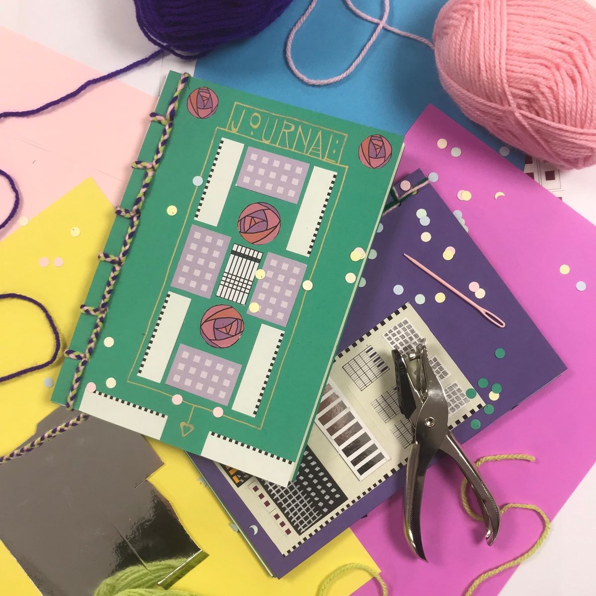 Summer Holiday Family Activity: Make a Hand Bound Journal