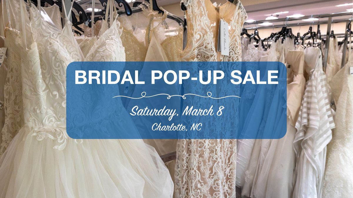 Bridal Pop-Up Sale