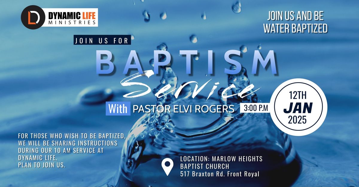 Water Baptism with Pastor Elvi Rogers