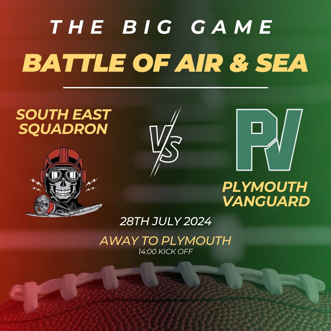 Game day vs Plymouth Vanguard (away fixture)