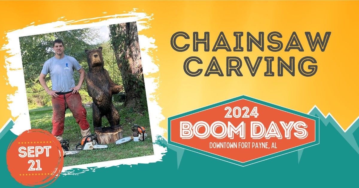 Chainsaw Carving at Boom Days 2024