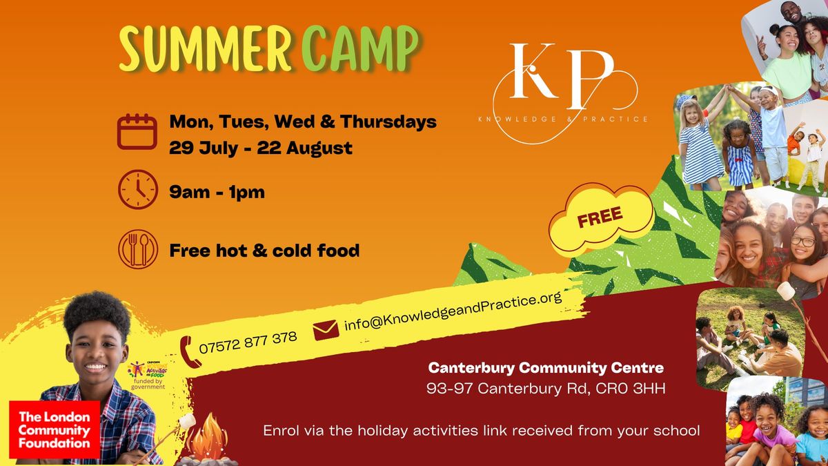 Summer Camp for 8-16 year olds