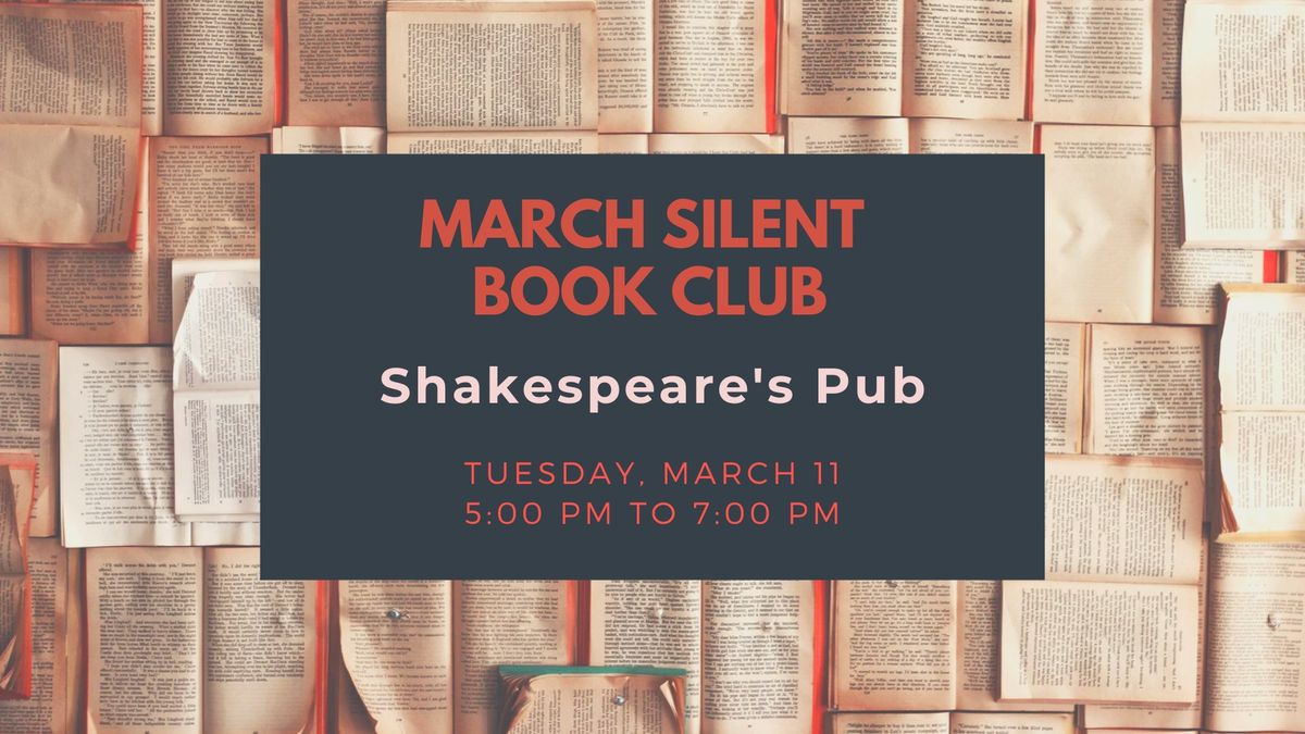 March Silent Book Club Meet-up