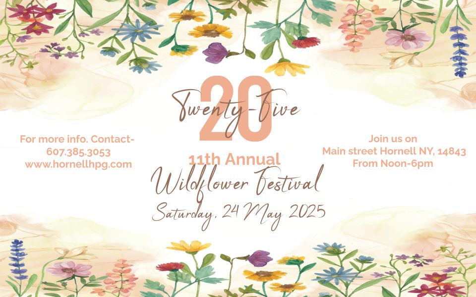 Hornell 11th Annual Wildflower Festival