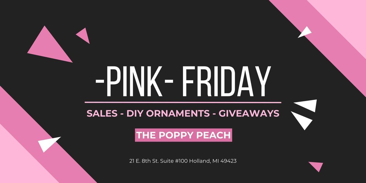 PINK Friday with THE POPPY PEACH