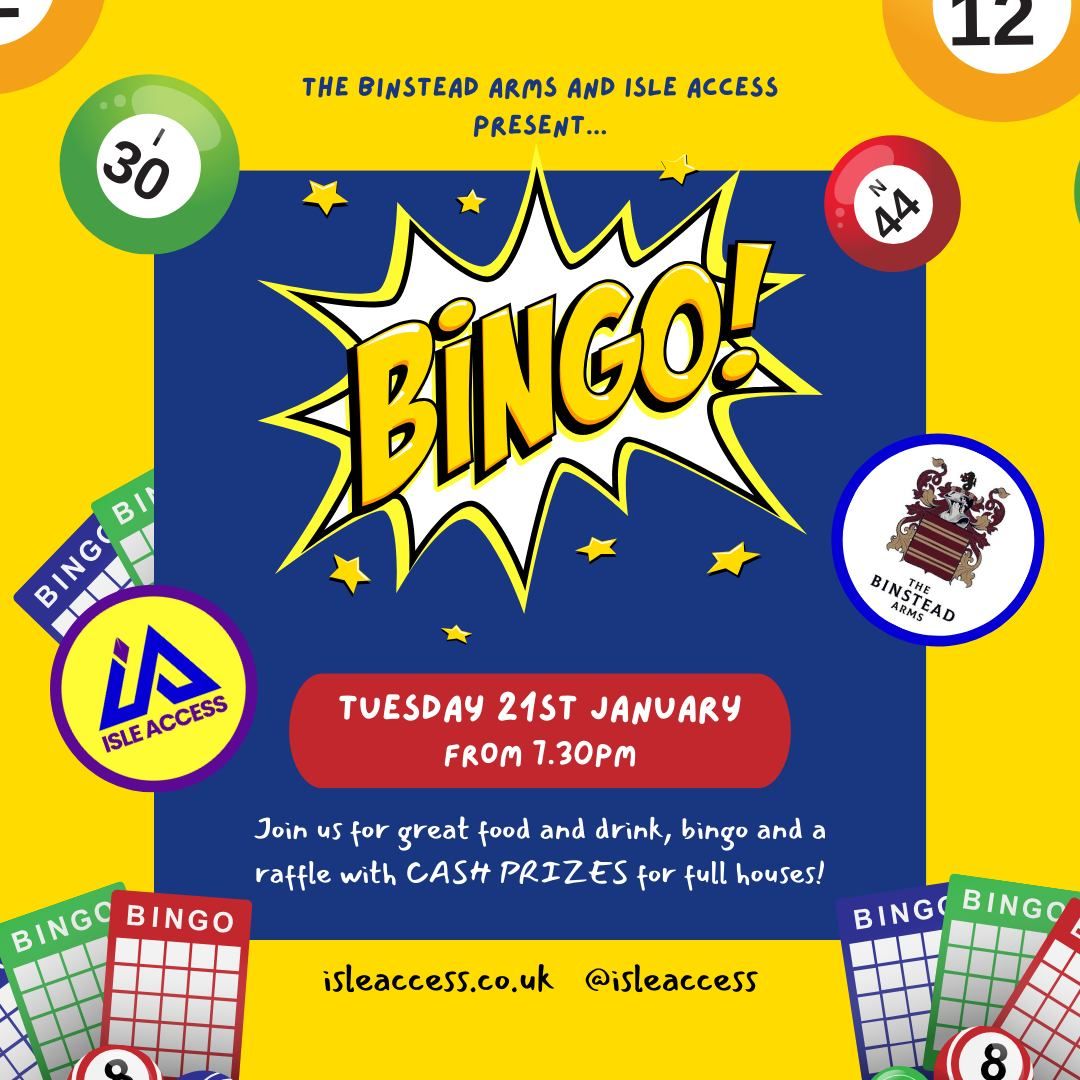 Isle Access Presents: Binstead Bingo Night!