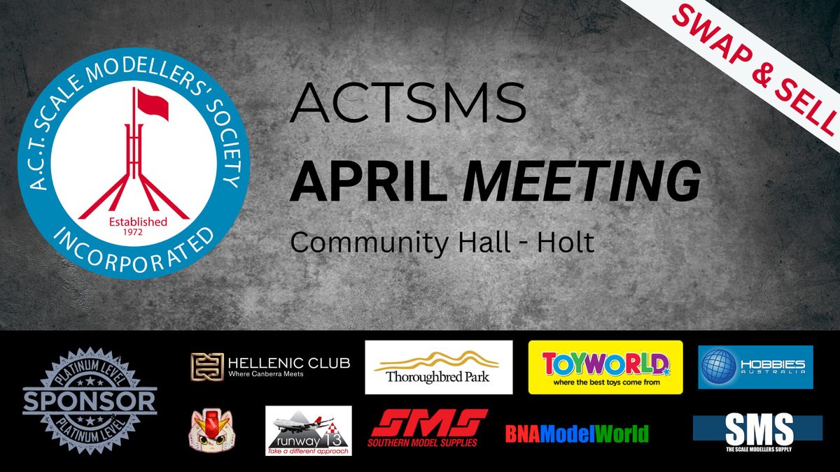 April Meeting - Annual Swap & Sell