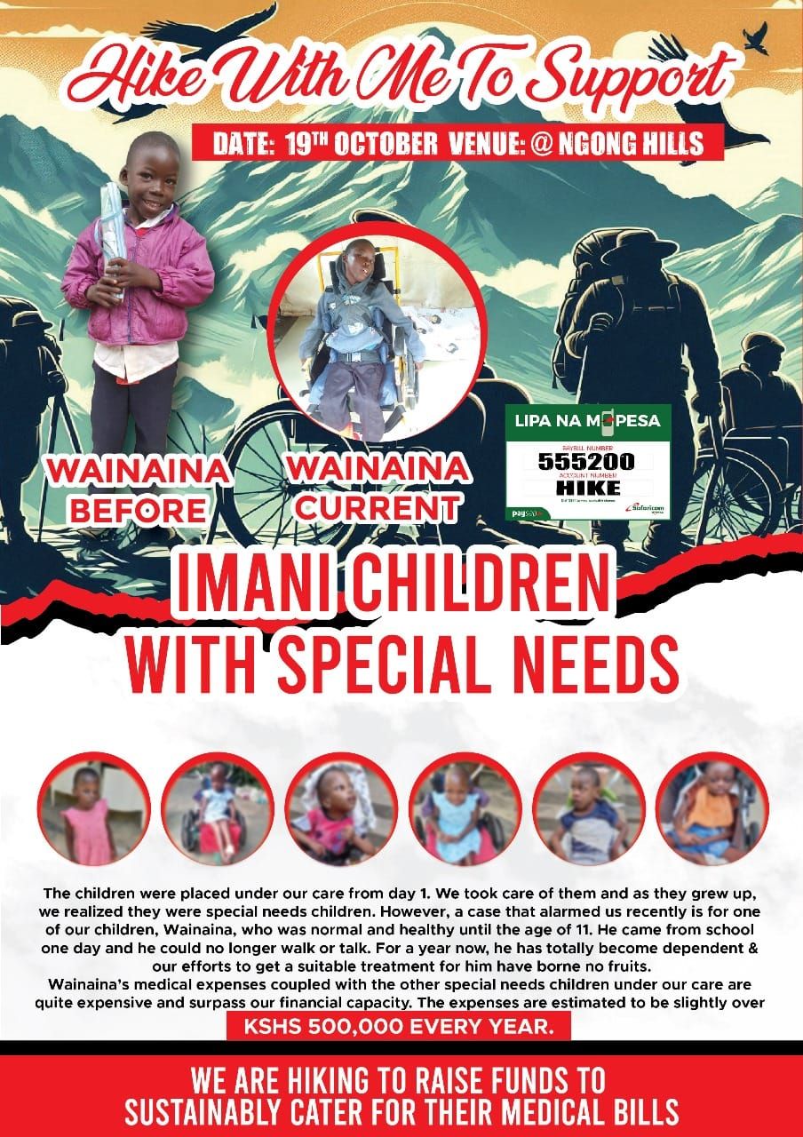 HIKE TO SUPPORT IMANI CHILDREN WITH SPECIAL NEEDS