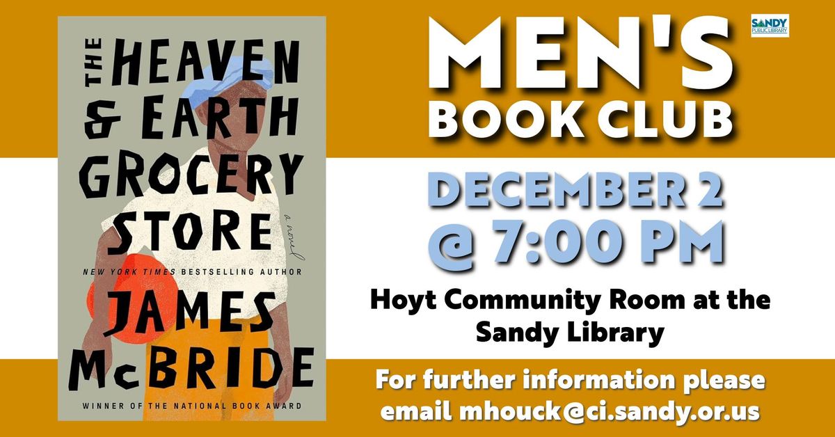 Sandy Library Men's Book Club - December 2024