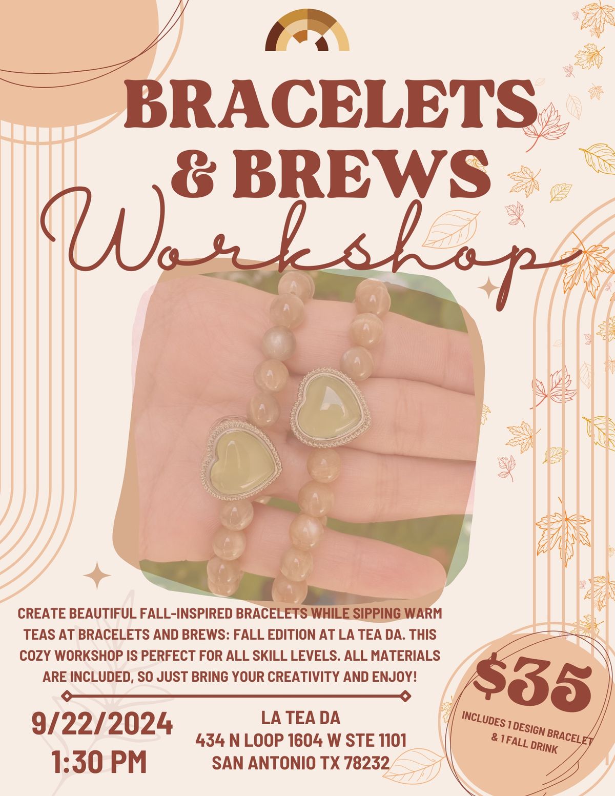 Bracelets & Brews: Fall EditionWorkshop