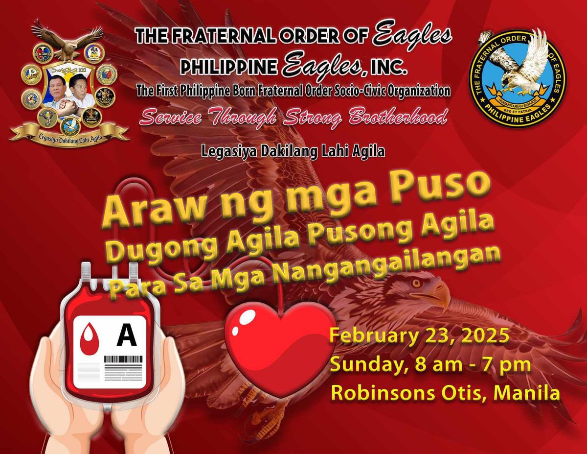 Blood Letting Project of National Capital Region XXI - Lahing Dakila Agila