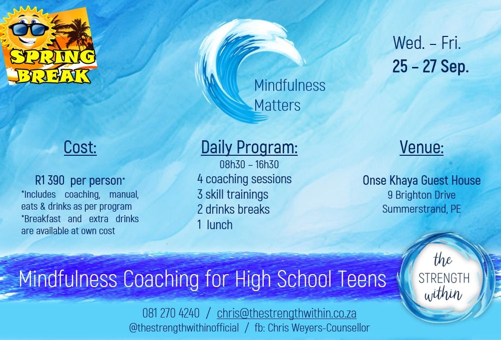 Mindfulness4Teens SPRING BREAK