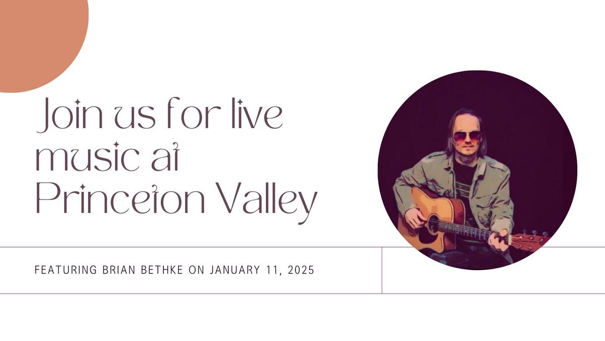 Live Music featuring Brian Bethke at Princeton Valley